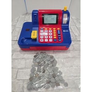 Learning Resources Pretend Play Teaching Cash Register with Coins VIDEO